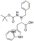 (S)-(+)-N(ALPHA)-BENZYL-N(BETA)-BOC-(L)-HYDRAZINOTRYPTOPHANE Struktur