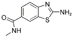 2-AMINO-BENZOTHIAZOLE-6-CARBOXYLIC ACID METHYLAMIDE Struktur