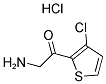 2-(3-CHLORO-2-THIENYL)-2-OXO-1-ETHANAMINIUM CHLORIDE Struktur