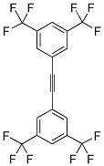 BIS[3,5-BIS(TRIFLUOROMETHYL)PHENYL]ACETYLENE Struktur