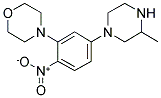 4-[5-(3-METHYLPIPERAZIN-1-YL)-2-NITROPHENYL]MORPHOLINE Struktur