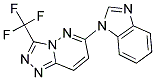 6-(1H-BENZIMIDAZOL-1-YL)-3-(TRIFLUOROMETHYL)[1,2,4]TRIAZOLO[4,3-B]PYRIDAZINE Struktur