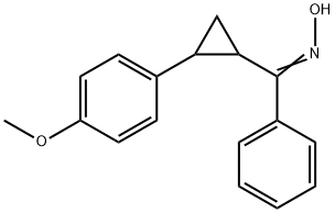 [2-(4-METHOXYPHENYL)CYCLOPROPYL](PHENYL)METHANONE OXIME Struktur