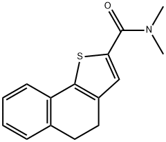 N,N-DIMETHYL-4,5-DIHYDRONAPHTHO[1,2-B]THIOPHENE-2-CARBOXAMIDE Struktur