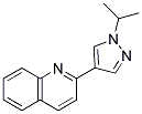 2-[1-ISOPROPYL-(1H)-PYRAZOL-4-YL]QUINOLINE Struktur