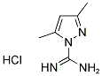 3,5-DIMETHYL-1-1H-PYRAZOLE-1-CARBOXAMIDINE HYDROCHLORIDE Struktur