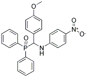 N-[(DIPHENYLPHOSPHORYL)(4-METHOXYPHENYL)METHYL]-4-NITROANILINE Struktur