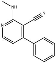 2-(METHYLAMINO)-4-PHENYLNICOTINONITRILE Struktur