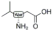 (S)-3-AMINO-4-METHYL-PENTANOIC ACID Struktur