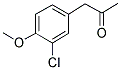 (3-CHLORO-4-METHOXYPHENYL)ACETONE Struktur