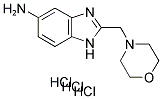 2-MORPHOLIN-4-YLMETHYL-1 H-BENZOIMIDAZOL-5-YLAMINE TRIHYDROCHLORIDE Struktur