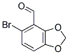 5-BROMO-1,3-BENZODIOXOLE-4-CARBOXALDEHYDE Struktur