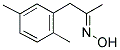 (2,5-DIMETHYLPHENYL)ACETONE OXIME Struktur