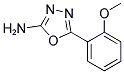 5-(2-METHOXY-PHENYL)-[1,3,4]OXADIAZOL-2-YLAMINE Struktur