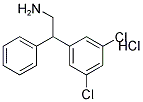 2-(3,5-DICHLOROPHENYL)-2-PHENYLETHYLAMINE HYDROCHLORIDE Struktur