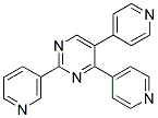 4,5-DI(PYRIDIN-4-YL)-2-(PYRIDIN-3-YL)PYRIMIDINE Struktur