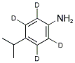 4-ISO-PROPYLANILINE-2,3,5,6-D4 Struktur