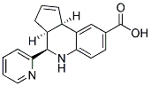 (3AS,4R,9BR)-4-PYRIDIN-2-YL-3A,4,5,9B-TETRAHYDRO-3H-CYCLOPENTA[C]QUINOLINE-8-CARBOXYLIC ACID Struktur