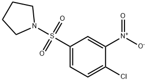 1-(4-CHLORO-3-NITRO-BENZENESULFONYL)-PYRROLIDINE Struktur