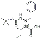 (S)-(+)-N(ALPHA)-BENZYL-N(BETA)-BOC-(L)-HYDRAZINOISOLEUCINE Struktur