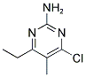 4-CHLORO-6-ETHYL-5-METHYLPYRIMIDIN-2-YLAMINE Struktur