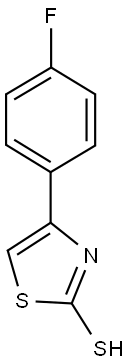 4-(4-FLUOROPHENYL)-1,3-THIAZOLE-2-THIOL Struktur