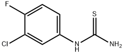 1-(3-CHLORO-4-FLUOROPHENYL)-2-THIOUREA Struktur