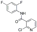 2-CHLORO-N-(2,4-DIFLUOROPHENYL)NICOTINAMIDE Struktur