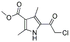 5-(2-CHLORO-ACETYL)-2,4-DIMETHYL-1H-PYRROLE-3-CARBOXYLIC ACID METHYL ESTER Struktur