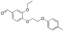 3-ETHOXY-4-(2-P-TOLYLOXY-ETHOXY)-BENZALDEHYDE Struktur