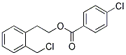 2-(CHLOROMETHYL)PHENETHYL 4-CHLOROBENZOATE Struktur