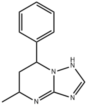 5-METHYL-7-PHENYL-4,5,6,7-TETRAHYDRO-[1,2,4]TRIAZOLO[1,5-A]PYRIMIDINE Struktur