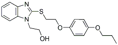 2-(2-([2-(4-PROPOXYPHENOXY)ETHYL]THIO)-1H-BENZIMIDAZOL-1-YL)ETHANOL Struktur