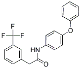 N-(4-PHENOXYPHENYL)-2-[3-(TRIFLUOROMETHYL)PHENYL]ACETAMIDE Struktur