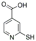 2-SULFANYLISONICOTINIC ACID Struktur