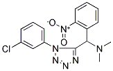 N-[[1-(3-CHLOROPHENYL)-1H-TETRAZOL-5-YL](2-NITROPHENYL)METHYL]-N,N-DIMETHYLAMINE Struktur