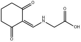 ([(2,6-DIOXOCYCLOHEXYLIDENE)METHYL]AMINO)ACETIC ACID Struktur