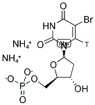 5-BROMODEOXYURIDINE 5'-MONOPHOSPHATE, DIAMMONIUM SALT, [6-3H]- Struktur