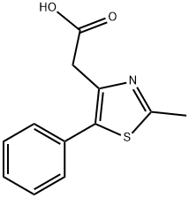 (2-METHYL-5-PHENYL-THIAZOL-4-YL)-ACETIC ACID Struktur