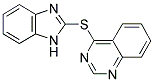 4-(1H-BENZIMIDAZOL-2-YLTHIO)QUINAZOLINE Struktur