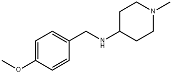 (4-METHOXY-BENZYL)-(1-METHYL-PIPERIDIN-4-YL)-AMINE Struktur