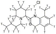 BUPIVACAINE HYDROCHLORIDE, [3H]- Struktur