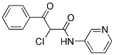 2-CHLORO-3-OXO-3-PHENYL-N-PYRIDIN-3-YLPROPANAMIDE Struktur