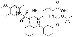 BOC-D-ARG(MTR)-OH DCHA Struktur