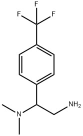 (2-AMINO-1-[4-(TRIFLUOROMETHYL)PHENYL]ETHYL)DIMETHYLAMINE Struktur