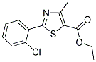 ETHYL 2-(2-CHLOROPHENYL)-4-METHYL-1,3-THIAZOLE-5-CARBOXYLATE Struktur