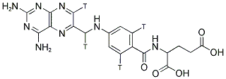 AMINOPTERIN, [3',5',7,9-3H(N)]- Struktur