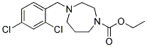 ETHYL 4-(2,4-DICHLOROBENZYL)-1,4-DIAZEPANE-1-CARBOXYLATE Struktur