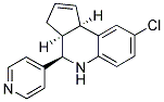 (3AS,4R,9BR)-8-CHLORO-4-PYRIDIN-4-YL-3A,4,5,9B-TETRAHYDRO-3H-CYCLOPENTA[C]QUINOLINE Struktur