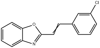 2-(3-CHLOROSTYRYL)-1,3-BENZOXAZOLE Struktur